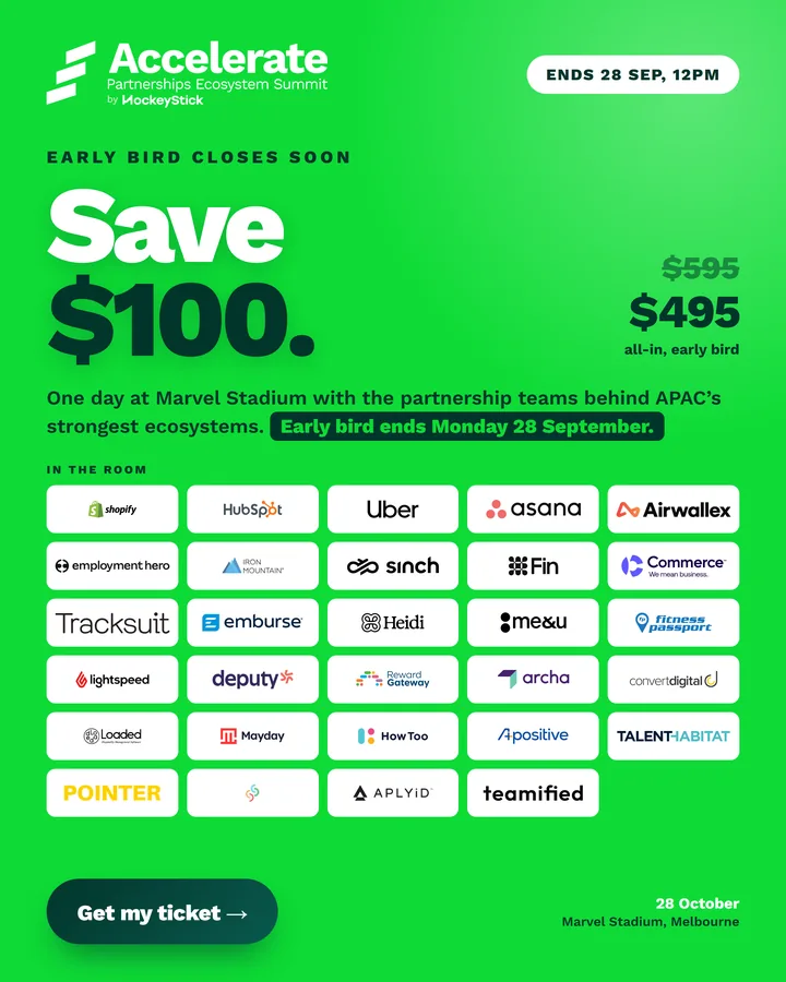Price ad showing the hundred dollar early bird saving